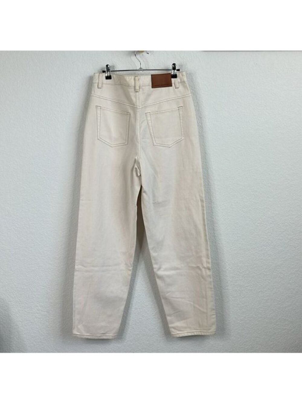 French Connection Acquard Barrel Leg Jeans - Picture 5 of 7